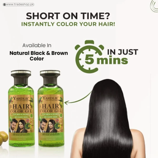 Yardlie Professional Hair Gel Mixing Paste Natural Black 400ml